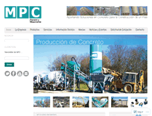 Tablet Screenshot of mpc.com.ve